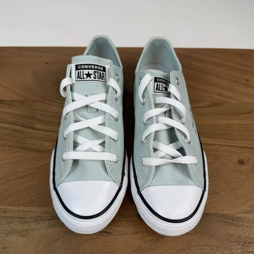 New Big Kids Converse Chuck Taylor All Star You‎ Dew You Floral Sneaker Sz 3 Y